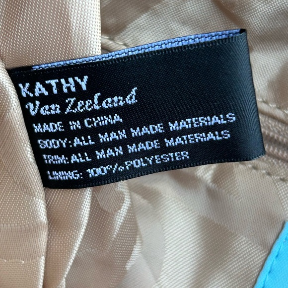 Kathy Van Zeeland Multicolored Handbag Purse Colorful Man Made Materials C10 - Picture 12 of 16